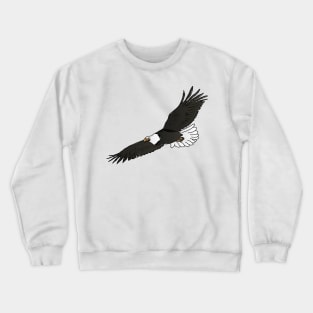 Eagle flying Crewneck Sweatshirt